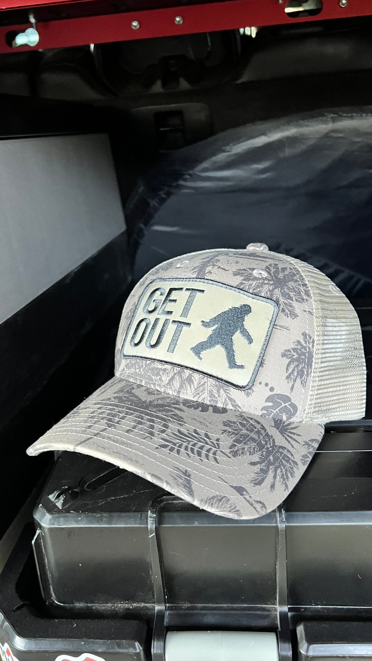 Get Out SnapBack - Island Squatch Trucker