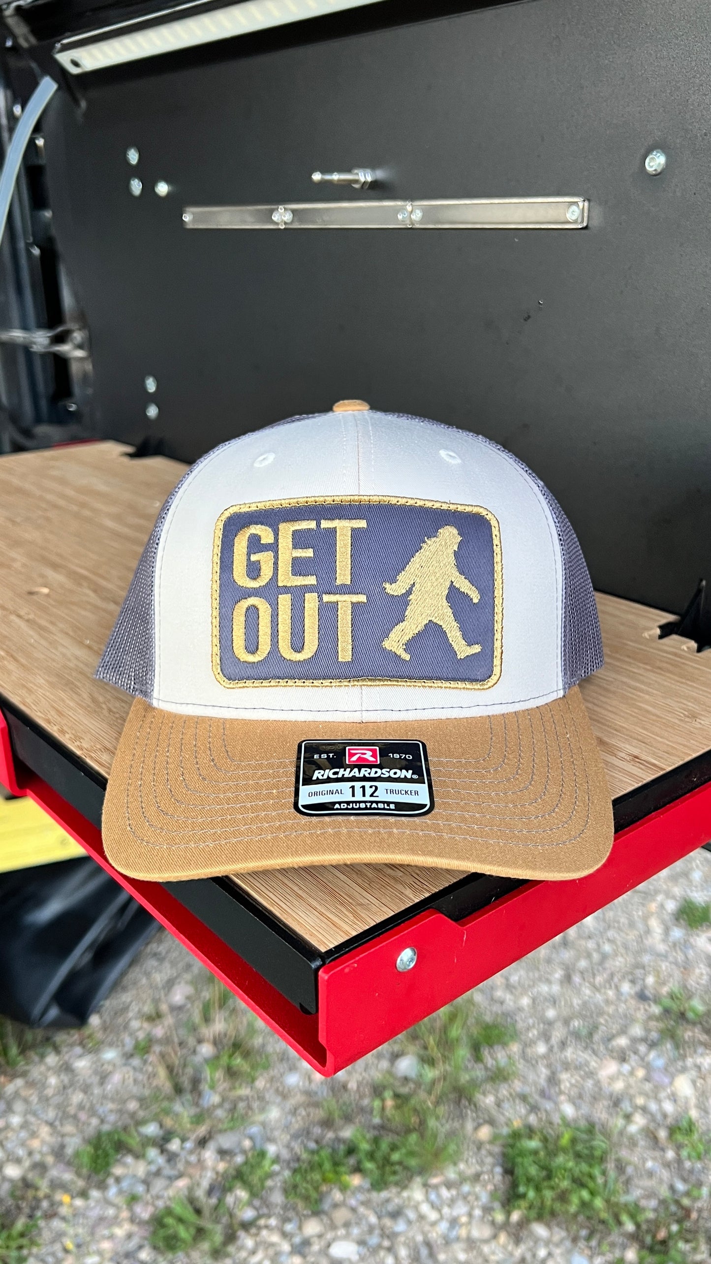 Get Out SnapBack - The Bean Trucker