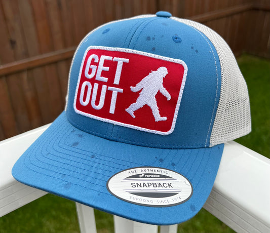 Get Out SnapBack - Blue Steel Trucker